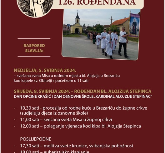Proslava Stepinčevog 126. rođendana u Krašiću